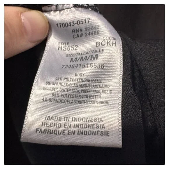 HeartSoul Break On Through Break Free Heart Zips A Beat V-Neck Pink Black Top M - Picture 3 of 4